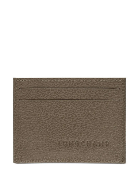  Longchamp Le Foulonné Card Holder - Green 