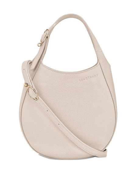  Longchamp Le Foulonné Leather Handbag - Neutrals 