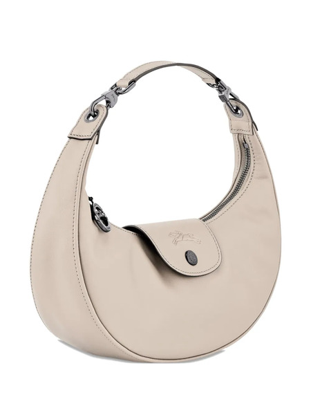  Longchamp Le Pilage Curved Leather Shoulder Bag - Pink 