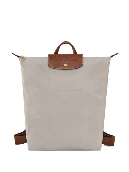  Longchamp M Le Pliage Front-flap Backpack - Neutrals 