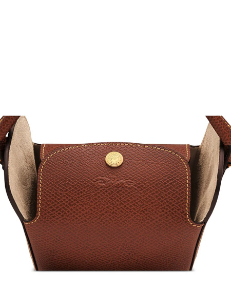  Longchamp Mini épure Pop Corn Bucket Bag - Brown 