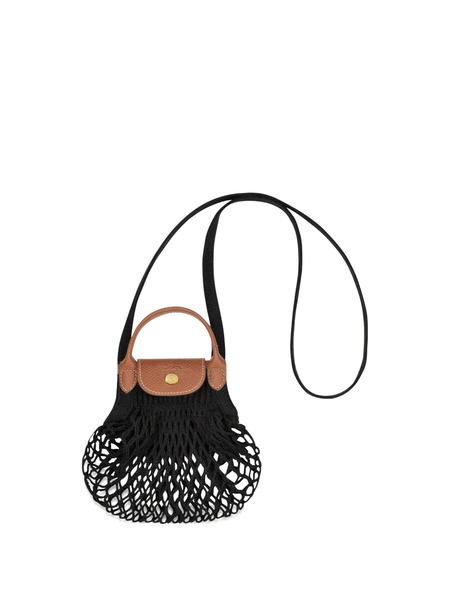  Longchamp Xs Le Pliage Filet Mini Bag - Black 