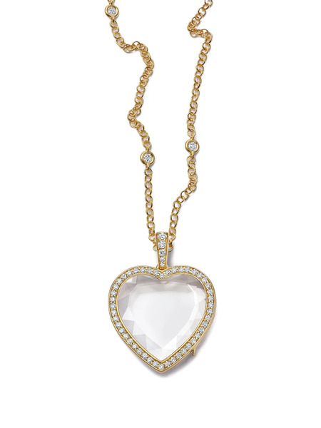  Loquet Eros Locket Chain Diamond Necklace - Gold 
