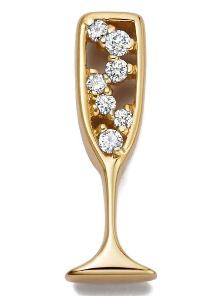  Loquet 18k Yellow Gold Diamond Charm 