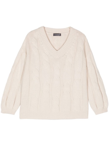  Lorena Antoniazzi Cable-knit Sweater - Neutrals 