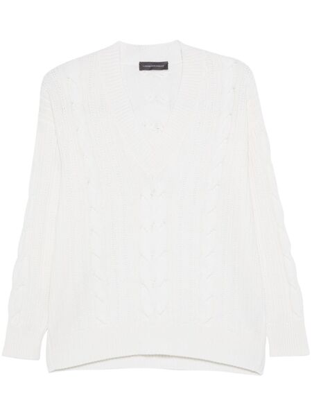  Lorena Antoniazzi Cable-knit Sweater - Neutrals 