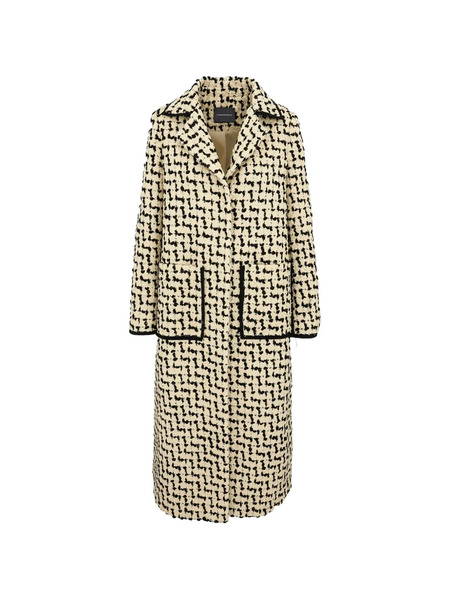  Lorena Antoniazzi Check Pocket Coat - Neutrals 