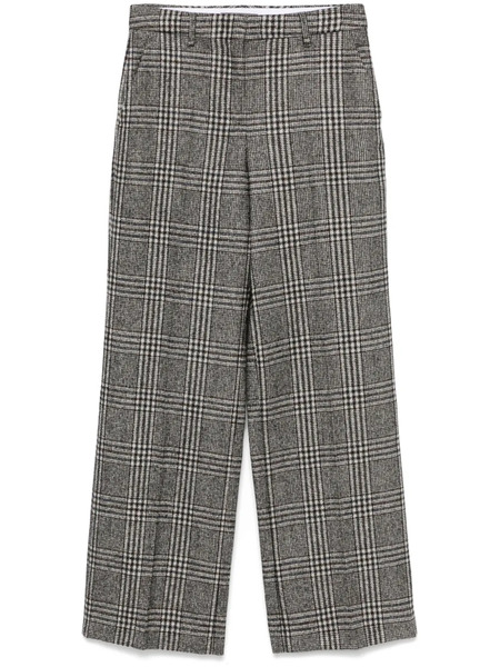  Lorena Antoniazzi Checkered Trousers - Grey 