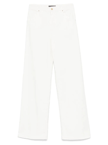  Lorena Antoniazzi Logo-patch Jeans - White 
