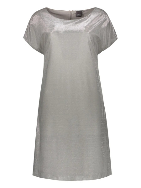  Lorena Antoniazzi Mesh Mini Dress - Silver 