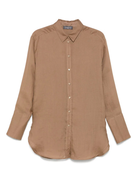  Lorena Antoniazzi Ramie Shirt - Brown 