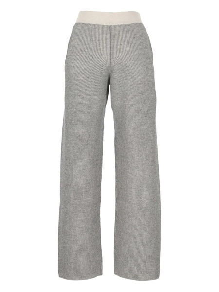  Lorena Antoniazzi Ribbed Trousers - Grey 