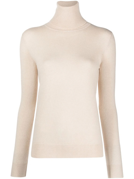  Lorena Antoniazzi Roll-neck Cashmere Jumper - Neutrals 