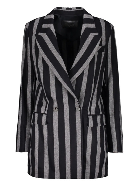  Lorena Antoniazzi Striped Blazer - Black 