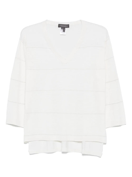  Lorena Antoniazzi Striped Top - White 