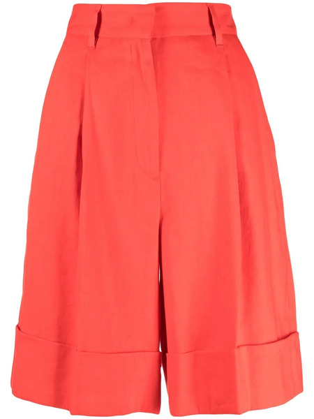  Lorena Antoniazzi Turn-up Hem Shorts - Red 
