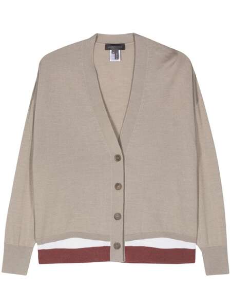  Lorena Antoniazzi V-neck Cardigan - Brown 