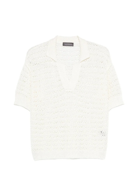  Lorena Antoniazzi V-neck Sweater - Neutrals 