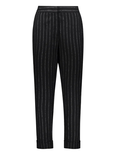  Lorena Antoniazzi Virgin Wool Trousers - Black 