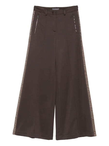  Lorena Antoniazzi Zip-detail Trousers - Brown 
