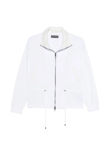  Lorena Antoniazzi Zip-up Sweatshirt - White 