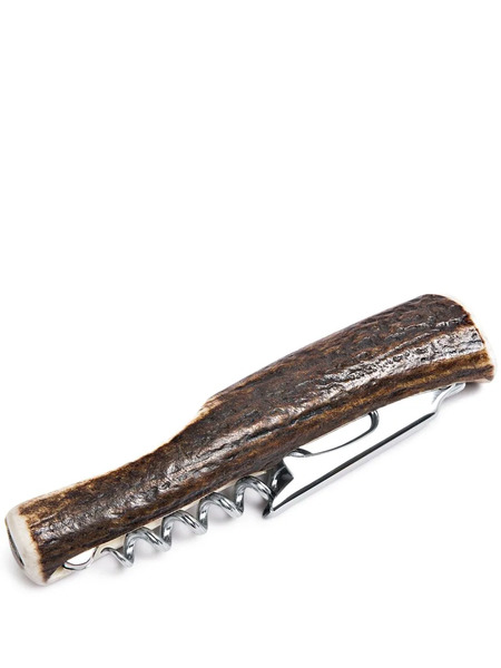  Lorenzi Milano Deer-horn Bottle Opener - Brown 