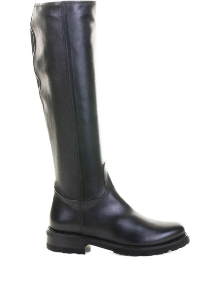  Lorenzo Masiero Leather Knee-high Boots - Black 