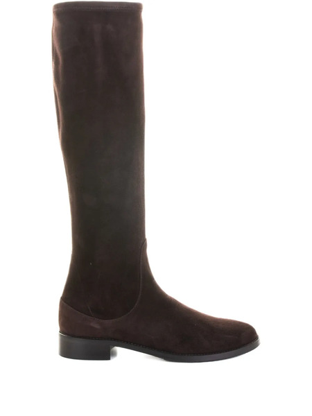  Lorenzo Masiero Suede Knee-high Boots - Brown 