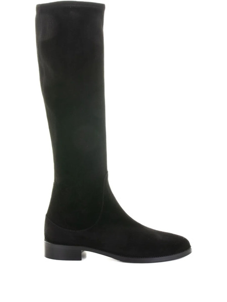  Lorenzo Masiero Suede Zip-fastening Boots - Black 