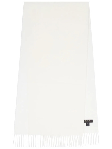  Loro Piana Cashmere Scarf - White 