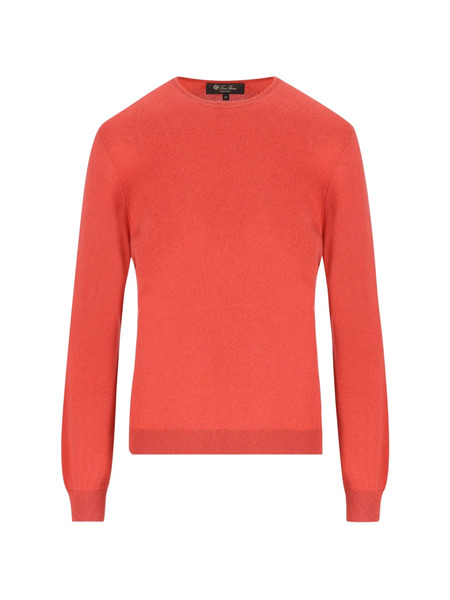  Loro Piana Long-sleeve Sweater - Orange 
