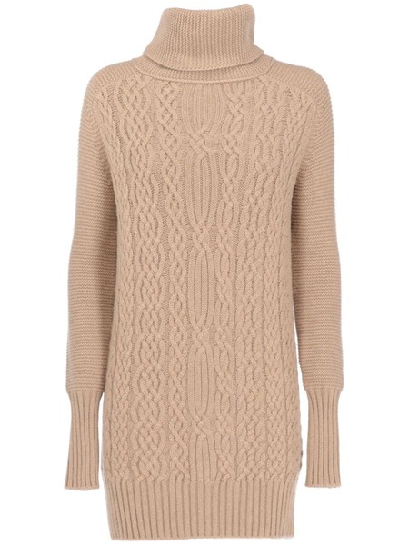  Loro Piana Pre-owned 2010s Cable Knit Dress - Neutrals 