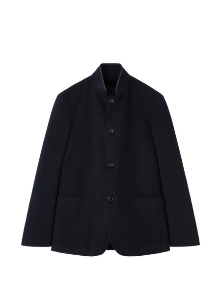  Loro Piana Spagna Button-fastening Patch-pocket Jacket - Blue 