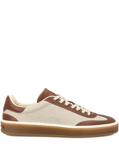  Loro Piana Tennis Walk Debossed-logo Sneakers - Neutrals 