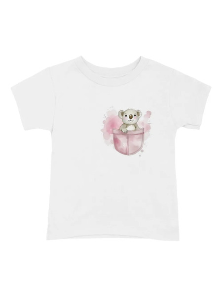  L'orsobruno Koala Printed T-shirt - White 