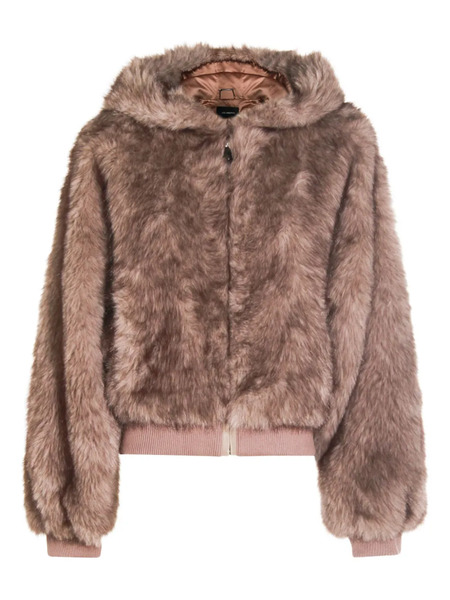  Lou Andrea Hooded Jacket - Brown 