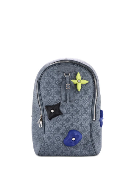  Louis Vuitton Pre-owned Climbing Ellipse Limited Edition Monogram Taurillon Leather With Acrylic Backpack - Grey 