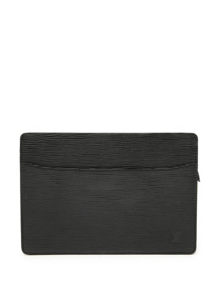  Louis Vuitton Pre-owned 2012 Epi Pochette Homme Clutch Bag - Black 