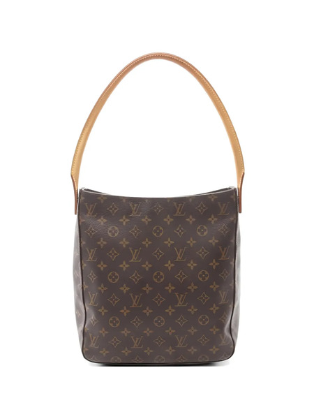  Louis Vuitton Pre-owned 2002 Looping Gm Monogram-canvas Shoulder Bag - Brown 