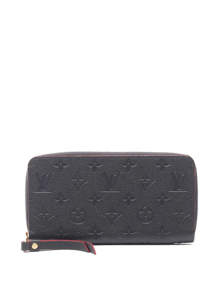  Louis Vuitton Pre-owned 2018 Monogram Empreinte Marine Rouge Zip Wallet - Blue 