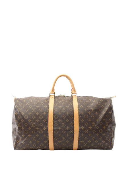  Louis Vuitton Pre-owned 2003 Monogram Keepall 55 Travel Bag - Brown 