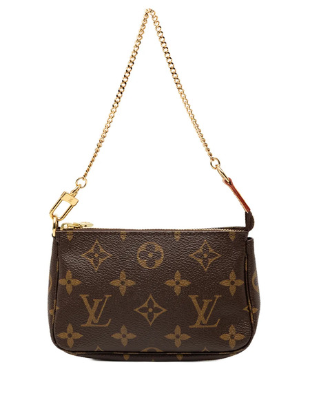  Louis Vuitton Pre-owned 2014 Monogram Mini Pochette Accessoires Handbag - Brown 