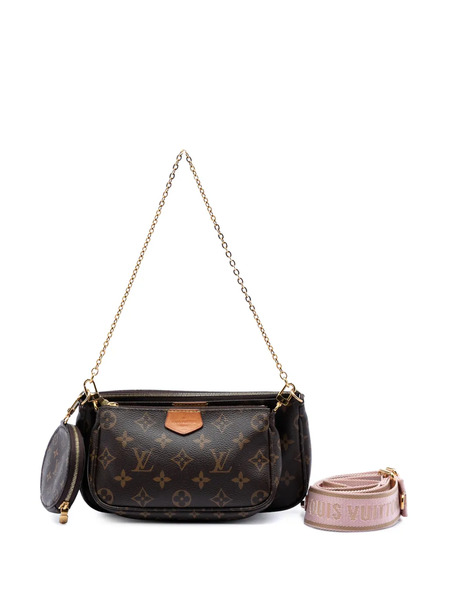  Louis Vuitton Pre-owned 2020 Monogram Multi Pochette Accessoires Satchel - Brown 