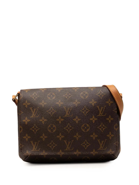  Louis Vuitton Pre-owned 2000 Monogram Musette Tango Long Strap Crossbody Bag - Brown 