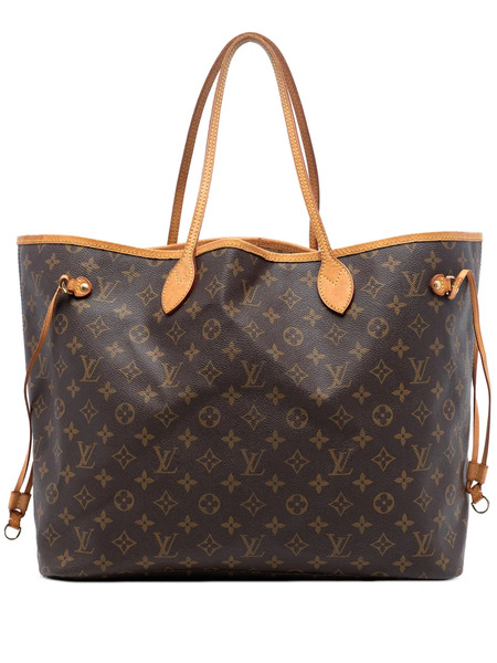  Louis Vuitton Pre-owned 2009 Monogram Neverfull Gm Tote Bag - Brown 