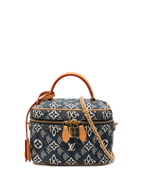  Louis Vuitton Pre-owned 2020 Monogram Since 1854 Case Pm Vanity Bag - Blue 