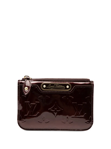  Louis Vuitton Pre-owned 2011 Monogram Vernis Pochette Coin Pouch - Red 