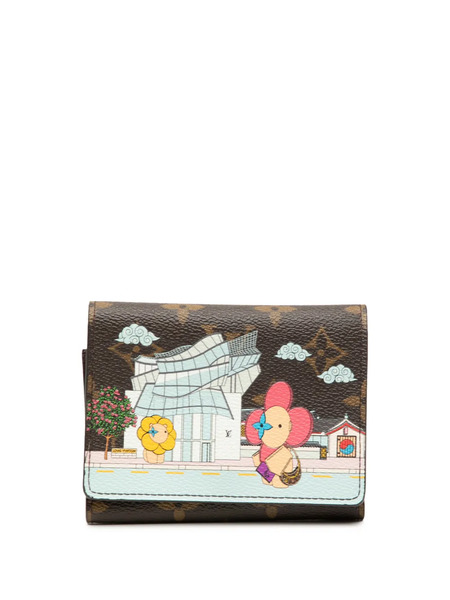  Louis Vuitton Pre-owned 2021-2026 Monogram Vivienne In Seoul Portefeuille Victorine Wallet Small Wallets - Brown 