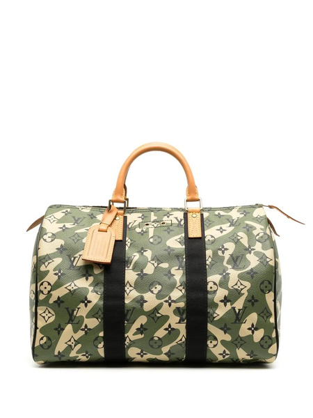  Louis Vuitton Pre-owned 2008 Monogramouflage Speedy 35 Handbag - Green 
