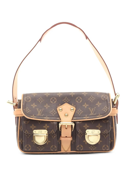  Louis Vuitton Pre-owned 2008 Pm Hudson Monogram-canvas Shoulder Bag - Brown 